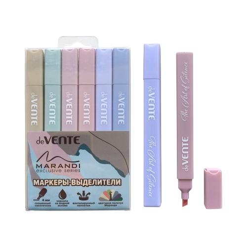 Текстмаркер 6шт.уп. deVENTE 5045403 Marandi "Дава"