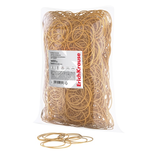 Резинка банковская для денег 1000г. D60 ErichKrause 59821 "Дава"