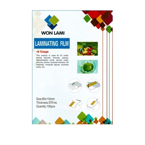 Пленка для ламинирования А7 80*110мм, 200мкм, WF "Дава"