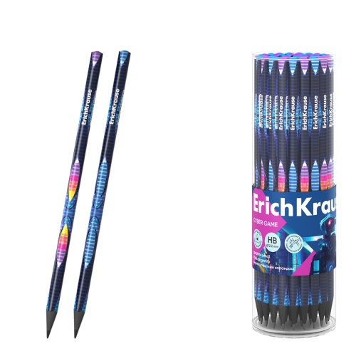 Карандаш ErichKrause 60730 Киберигра HB "Дава"