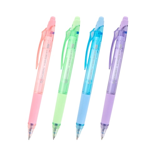 Ручка пиши-стирай гелевая Brauberg 144424 X-Erase RT Pastel Color, 0,7мм, синяя "Дава"