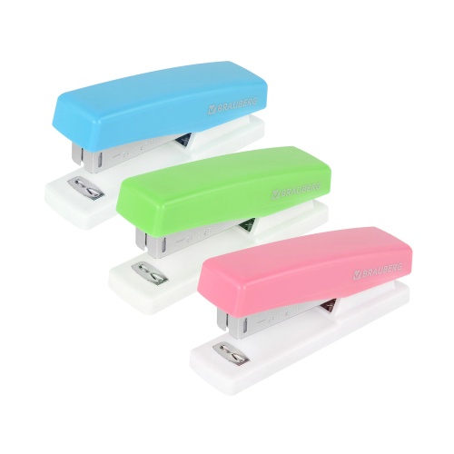 Степлер №24/6, 26/6 Brauberg 272748 Style до 25 листов ассорти "Дава"