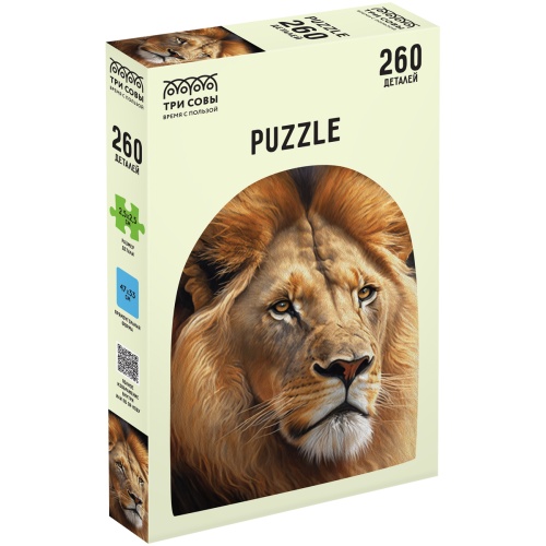 Пазлы  260 элементов Три совы Лев ПК260_54631 "Дава"