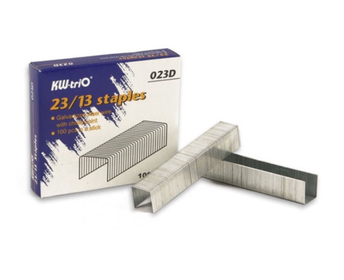Скобы для степлера №23/13 (1000шт) KW-trio 023D "Дава"