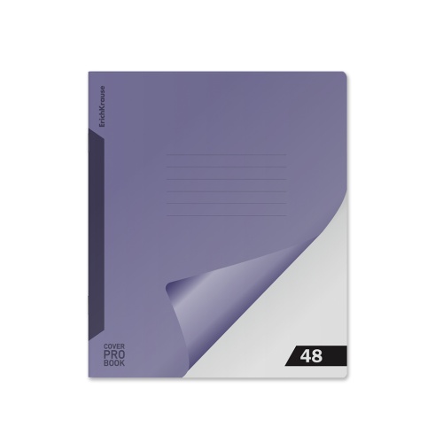 Тетрадь 48л. кл. 63786 CoverPrо Риф, индиго, с пластиковой обложкой "Дава"