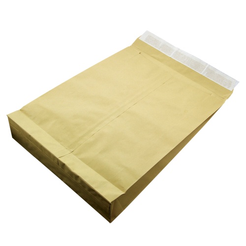 Конверт-пакет Extrapack 320х430х80мм, двойная крафт-бумага 128304 "Дава"