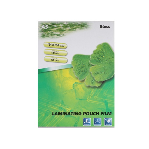 Пленка для ламинирования А5 154*216мм, 100мкм, 100л LF "Дава"