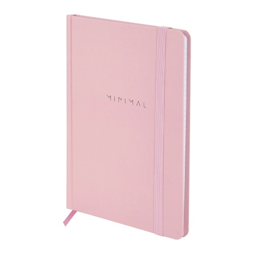 Бизнес-блокнот А5 96л Brauberg 116319 Minimal, с резинкой, клетка "Дава"