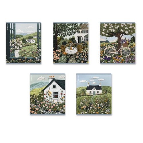 Тетрадь 48л. кл. 64866 Живописные пейзажи "Дава"