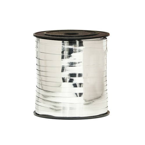 Лента д/шаров 5мм*250м 9376660 серебро "Дава"