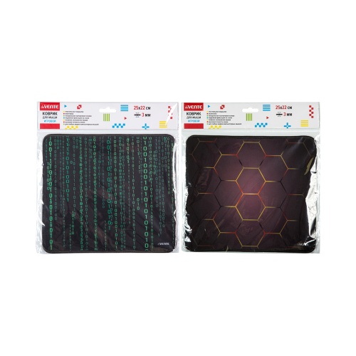 Коврик для мыши deVENTE 4107305 250*220*3мм ассорти "Дава"