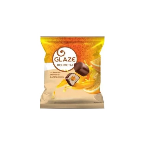Конфеты Глэйс со вкусом капучино с апельсином, 500 г, пакет "Дава"