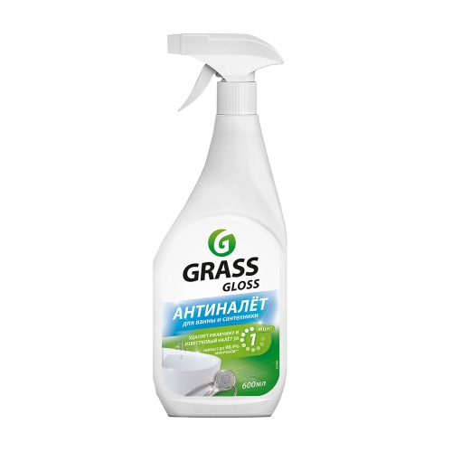 Средство чистящее для акриловых поверхностей Grass Gloss, 600мл, с курком "Дава"