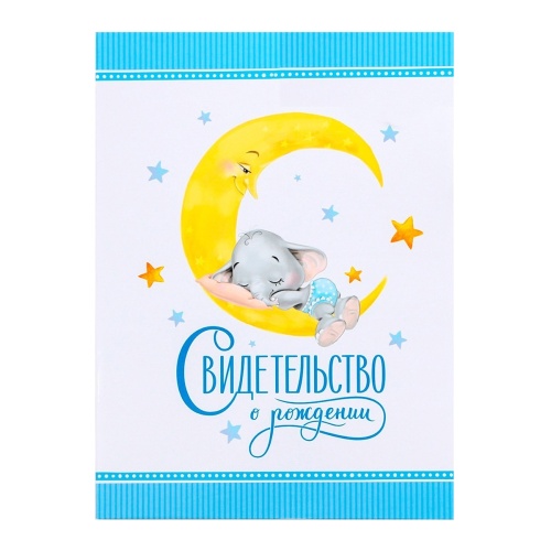 Папка адресная Свидетельство о рождении А4 Наш малыш 9536242 "Дава"