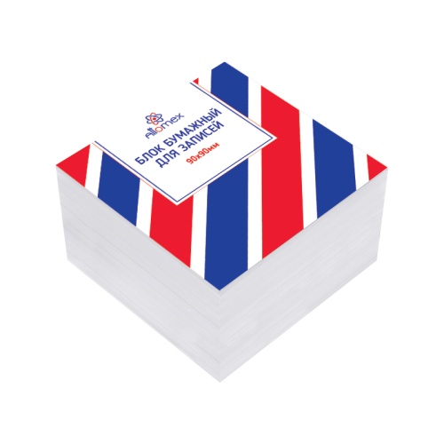 Блок для записей 9*9*5см Attomex 2012905 непроклеенный "Дава"