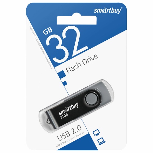 Накопитель Flash Drive USB 2.0 Smart Buy 32Gb Twist "Дава"
