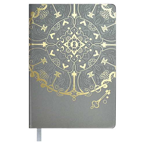 Ежедневник А5 146*211мм 160л Феникс+ 67225 серый "Дава"