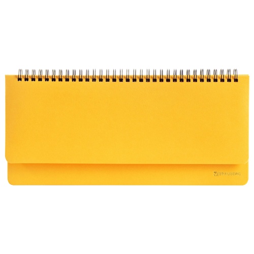 Планинг 305*140мм 60л 111696 Brauberg Select, желтый "Дава"