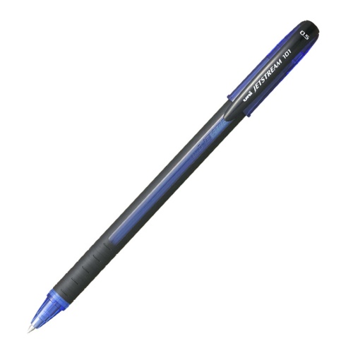 Ручка шариковая UNI JetStream SX-101-05 0,5 мм, синяя "Дава"