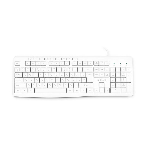 Клавиатура Oklick 305M (USB) белая "Дава"