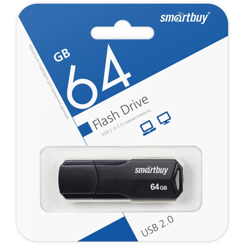 Накопитель Flash Drive USB 2.0 Smart Buy 64Gb Clue "Дава"