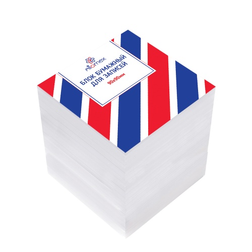 Блок для записей 9*9*9см Attomex 2012904 непроклеенный "Дава"