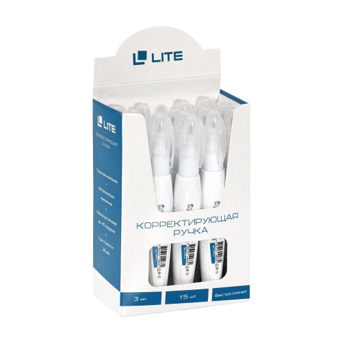 Корректор-ручка Lite CFPL-3 3мл "Дава"