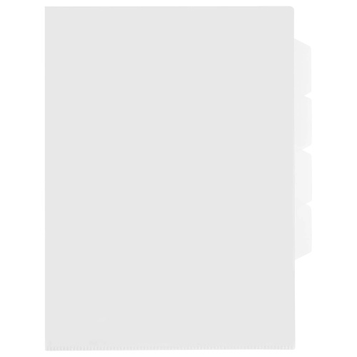 Папка-уголок А4 Brauberg 273062, 3 уровня, прозрачная "Дава"