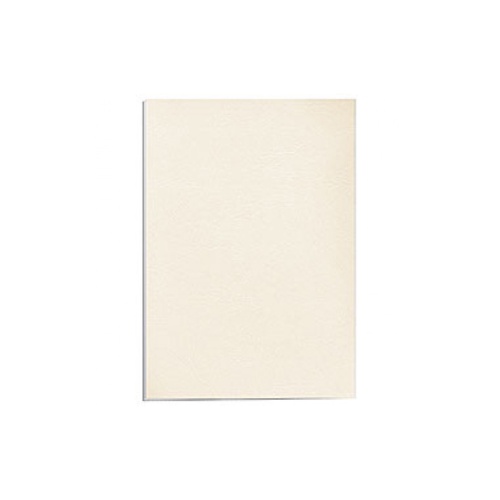 Обложки картон, кожа А4/100л.уп. 230г/м2 слоновая кость "Дава"