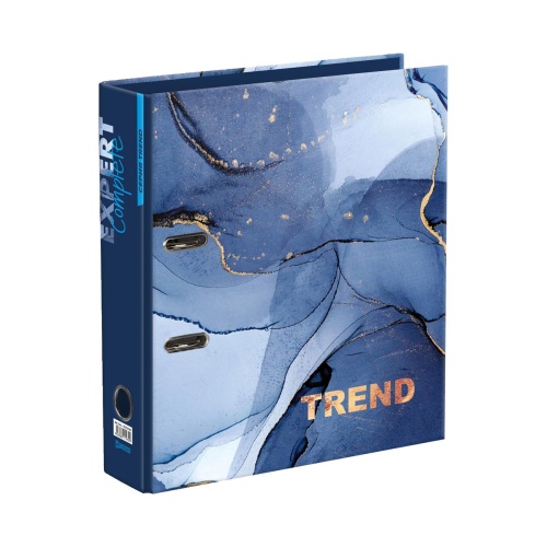 Папка-регистратор Expert Complete А4 75мм EC751705 Marbling Trend серый "Дава"