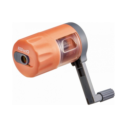 Точилка механическая KW-trio 03420ORANGE, 1 отверстие металл/пластик оранжевый пл.бокс "Дава"