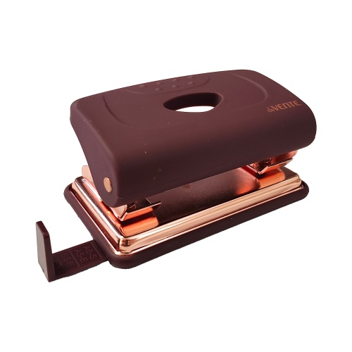 Дырокол deVENTE 4020515 Esthetics до 12 листов, бургунди "Дава"