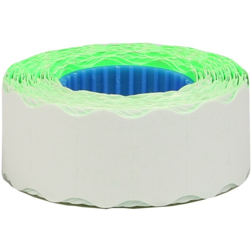 Лента для этикет-пистолета 22*12мм OfficeSpace 243314 волна, зеленая "Дава"