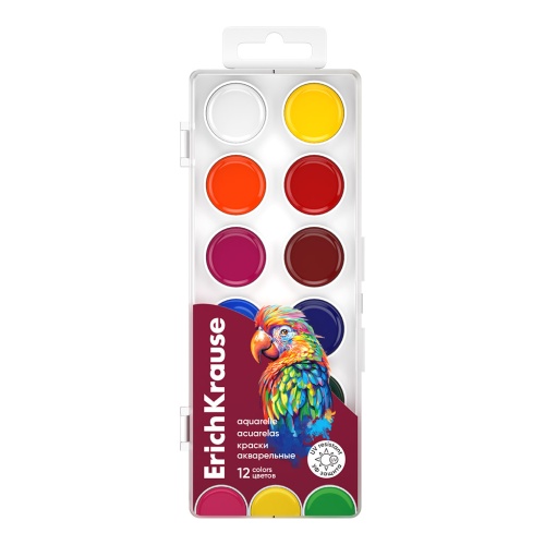 Краски акварель 12 цв. ErichKrause 61377 Сафари / Safari "Дава"