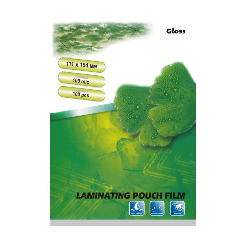 Пленка для ламинирования А6 111*154мм, 100мкм, 100л LF "Дава"