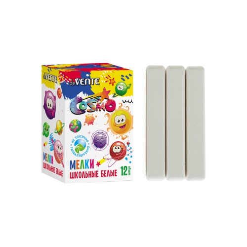 Мелки белые  12шт deVENTE 8076202 Cosmo "Дава"