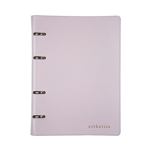 Тетрадь 80л./А5 на кольцах deVENTE 2057531 Эстетика лавандово-пепельный "Дава"