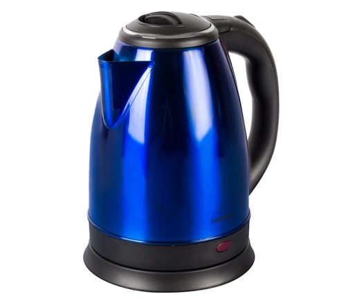 Чайник Sonnen KT-118В 452927 1,8 л, 1500 Вт, закрытый нагревательный элемент, синий "Дава"