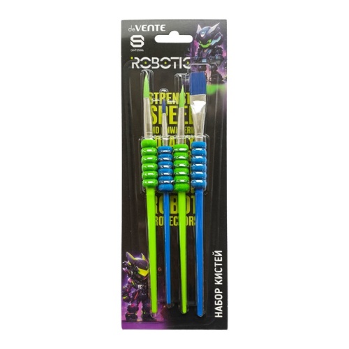 Кисти в наборе 4шт deVENTE 8072529 Robotic синтетика 2, 6, 10, 12 "Дава"