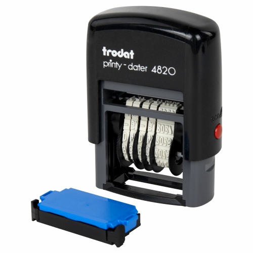 Штамп датер Trodat 4820 4мм банковский цифровой "Дава"