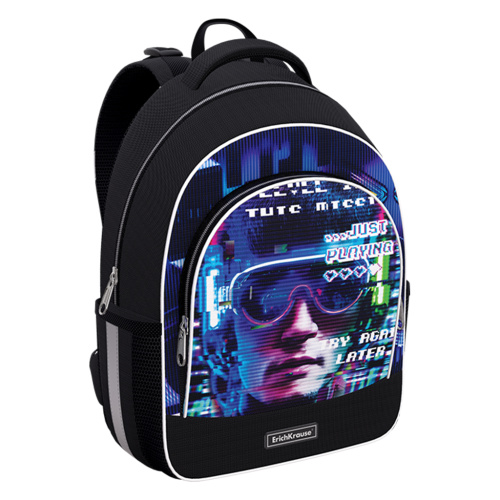Рюкзак ErichKrause 59873 Кибер-игра (модель ErgoLine 15 L) "Дава"