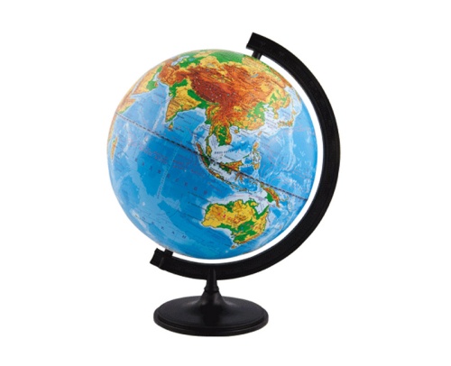 Глобус физический d=320мм Ке013200224 "Дава"