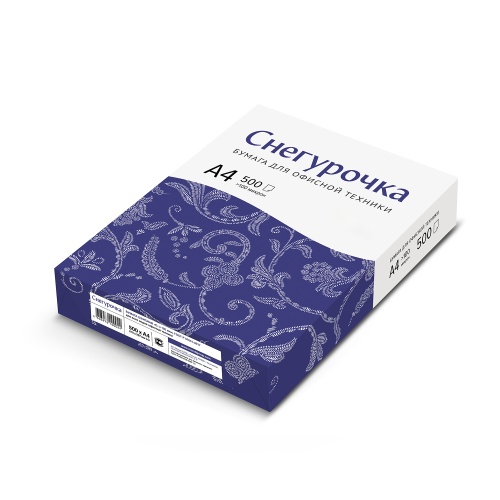 Бумага офисная Снегурочка А4/80/500л.п., 146% (CIE) "Дава"