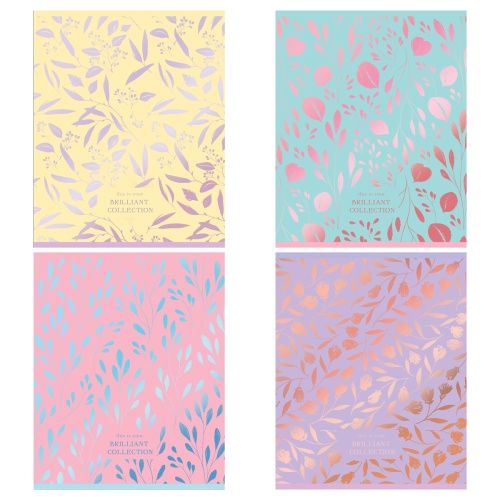 Тетрадь 48л. кл. Т5ск48_тф 12734 Блестящая коллекция "Дава"