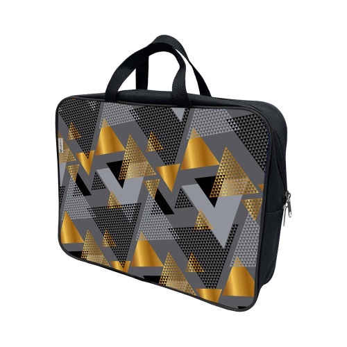 Папка-портфель А4 1 отделение Lamark Графит DC0024-01, с ручками, карман внутри, усил.дно "Дава"