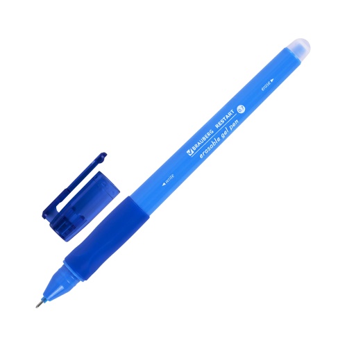 Ручка пиши-стирай гелевая Brauberg 144102 Restart, 0,5мм, синяя "Дава"