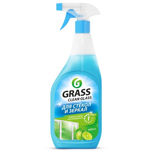 Средство чистящее для стекол Grass (Грасс) Голубая лагуна 600мл с курком ЧЗ "Дава"