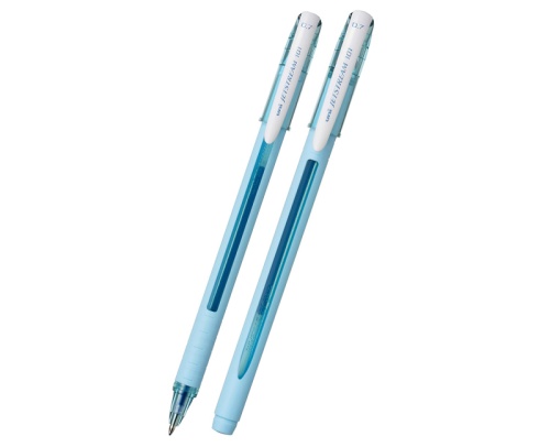 Ручка шариковая Uni JetStream SX-101-07FL 0,7 мм, синяя, цвет корпуса-бирюзовый  "Дава"