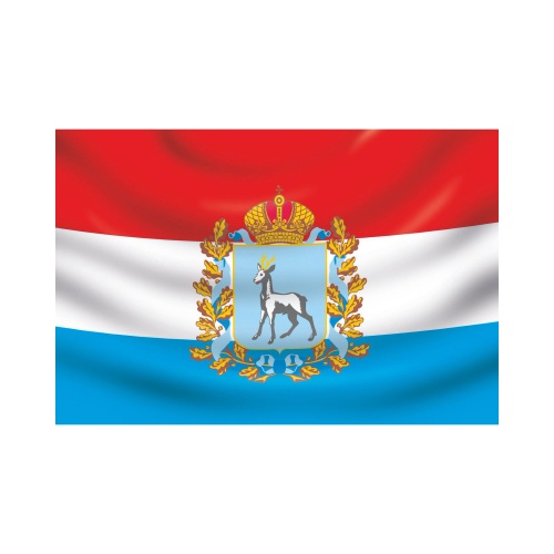 Флаг Самарской области 90*135 см флажная сетка "Дава"