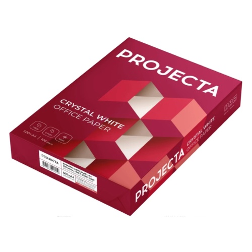 Бумага офисная PROJECTA  Ultra А4/80/500л., 160-175 +/- 3 CIE, марка А "Дава"